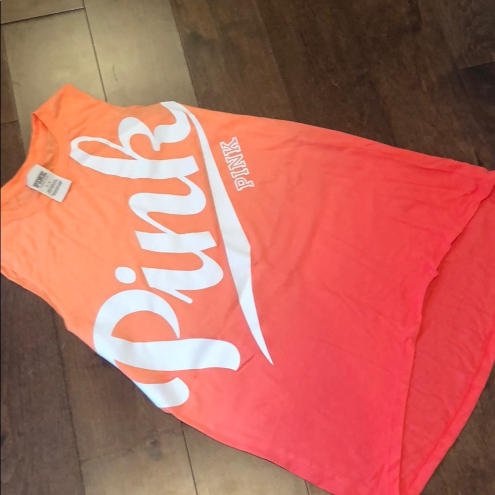 orange ombré tank top